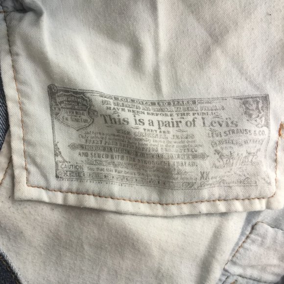 Levi's 501 Denim Button Fly Made in Egypt - Picture 14 of 16